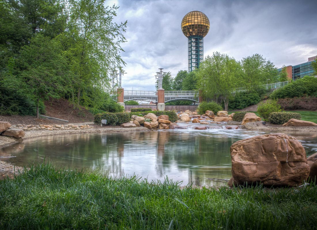 Alcoa, TN - Sunsphere at World’s Fair Park in Downtown Knoxville